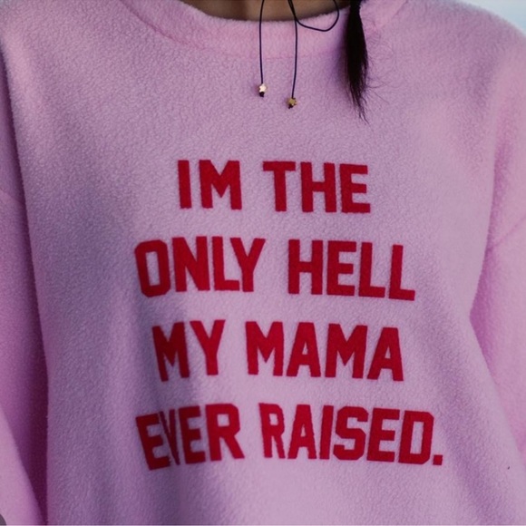 NWT Dolls Kill* Daydream Nation The Only Hell My Momma Raised Pull Over - Picture 2 of 4